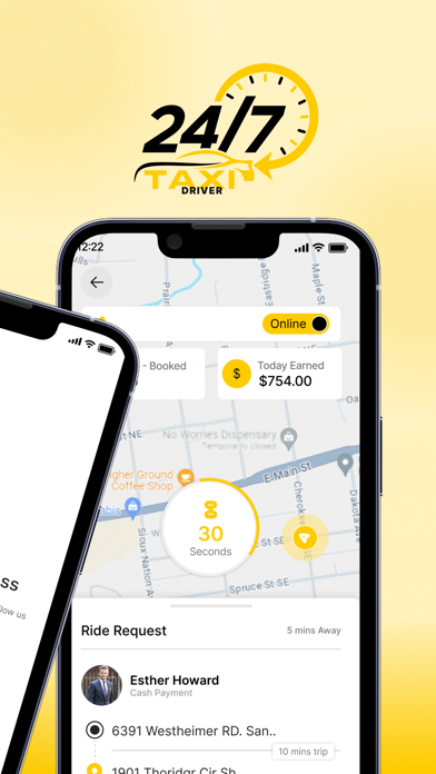 24x7 Taxi Driver Iceland Screenshot