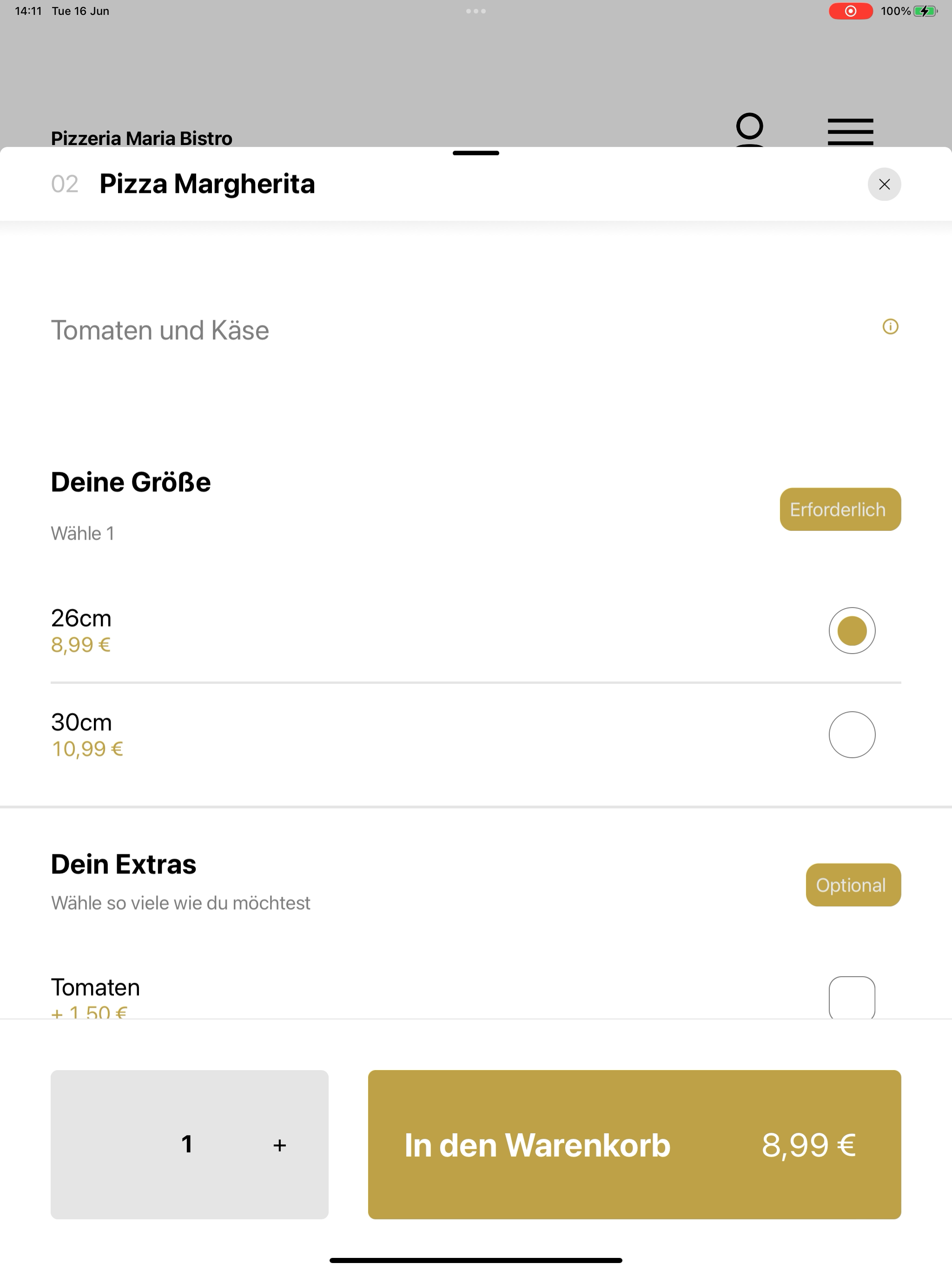 Pizzeria Maria Bistro screenshot 8