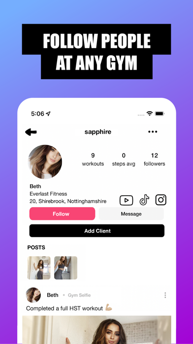 Gym Workout Planner - Gymstar Screenshot