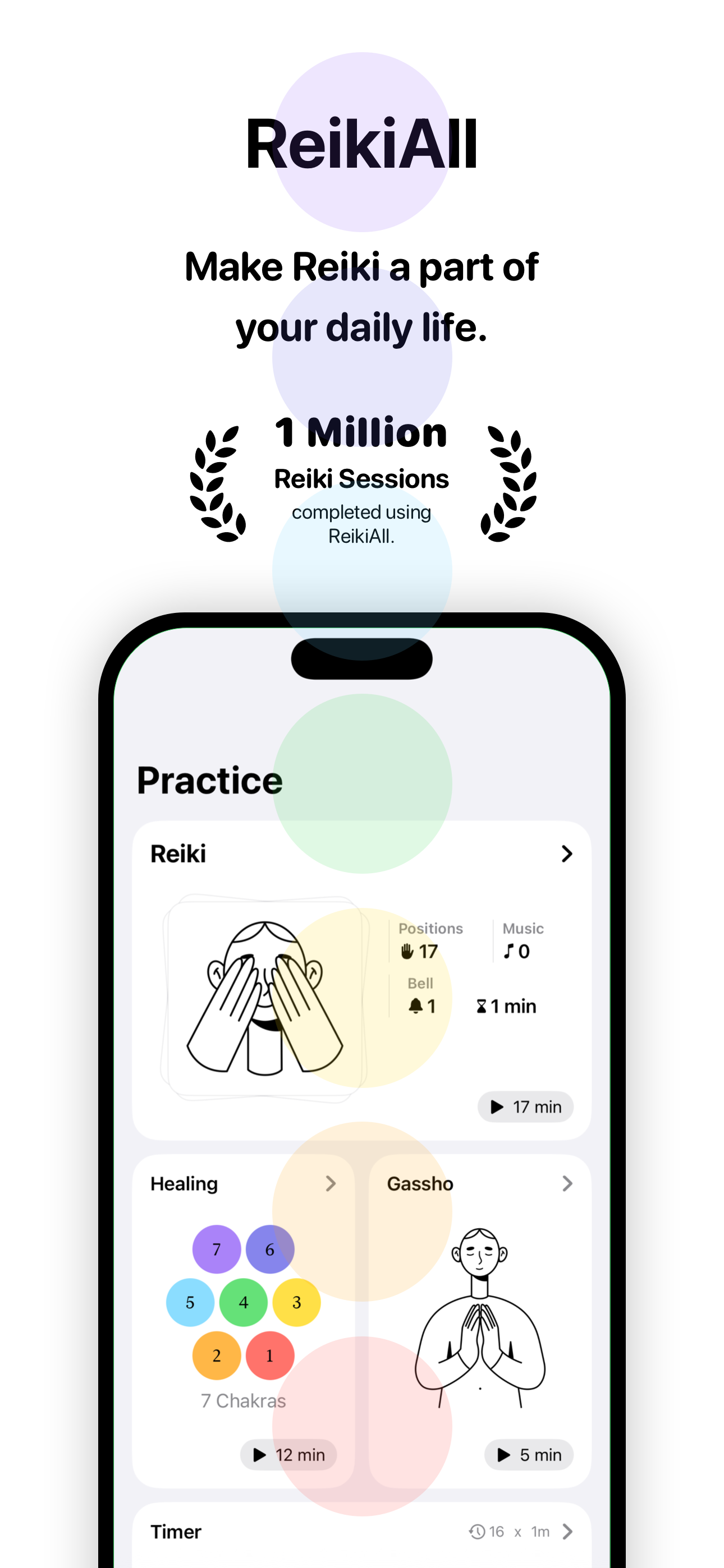 ReikiAll - Practice & Timer