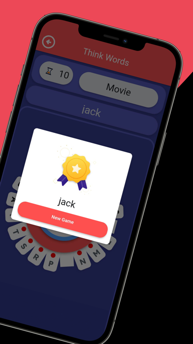 Think Words -Letter Press Game Screenshot