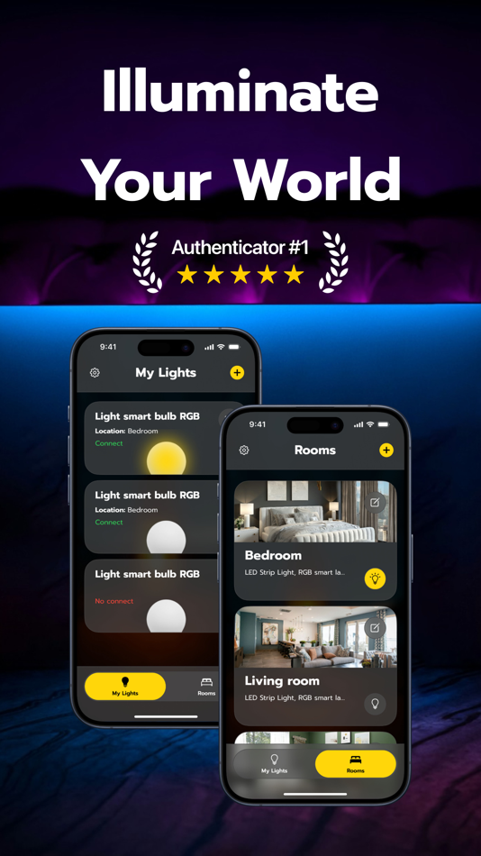 #1. LED Light Home Controller (iOS) โดย: sali kyr