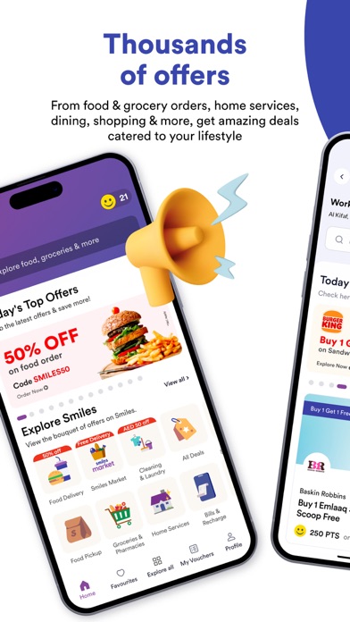 Smiles: Food Grocery Lifestyle Screenshot