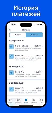 ГЭС Абонент iPhone screenshot
