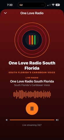 LinkUp Radio Network iPhone screenshot