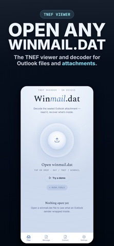 Winmail.dat Opener · Viewer screenshot