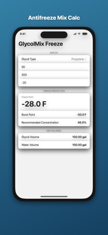 GlycolMix Freeze screenshot