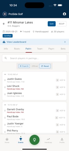 ProSide Golf App Screenshot 7 of 8