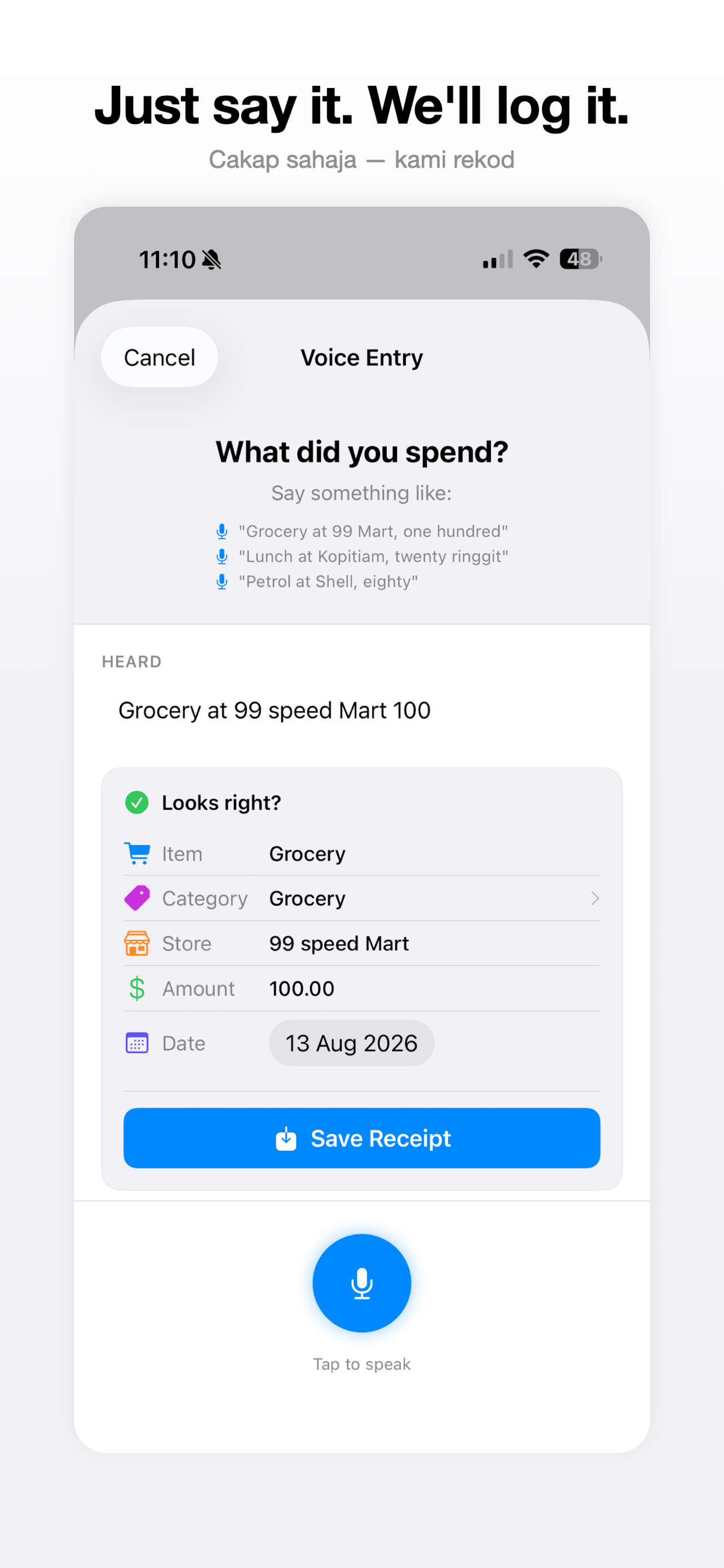 Receiptio screenshot 3