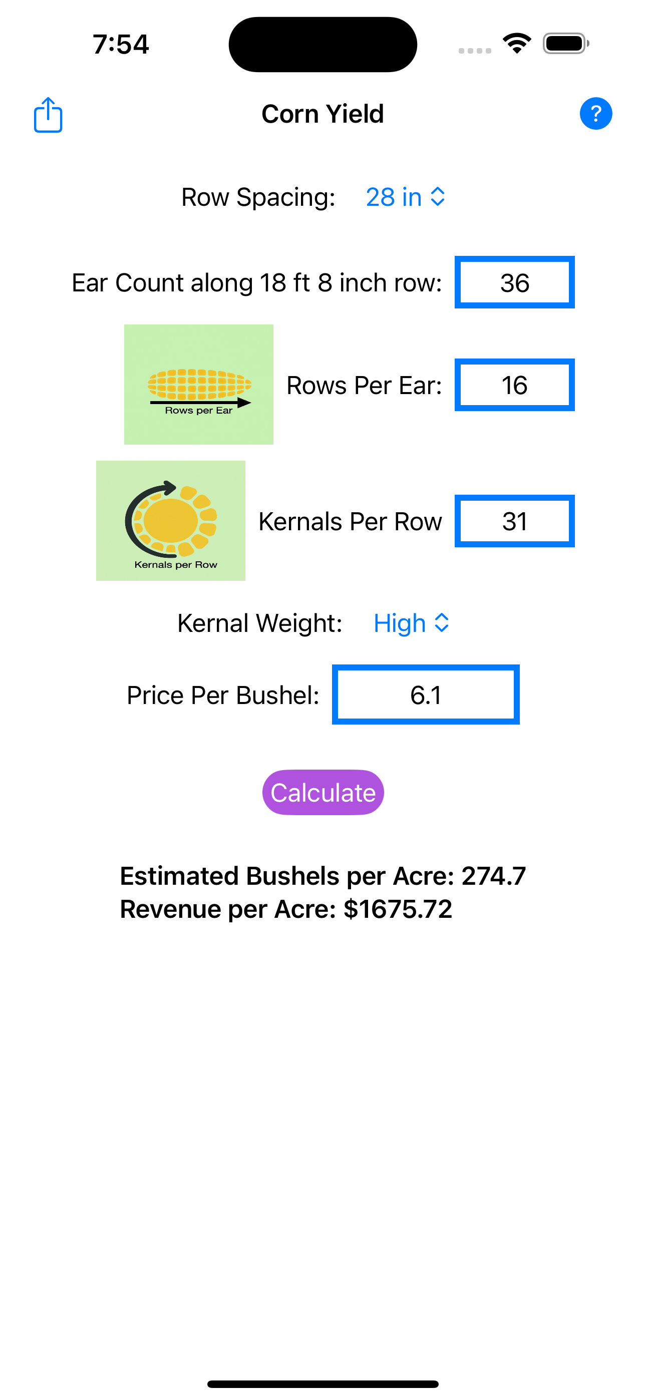 Corn Field Yield screenshot 5