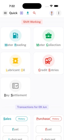 PetroByte - Manage Petrol Pump iPhone screenshot