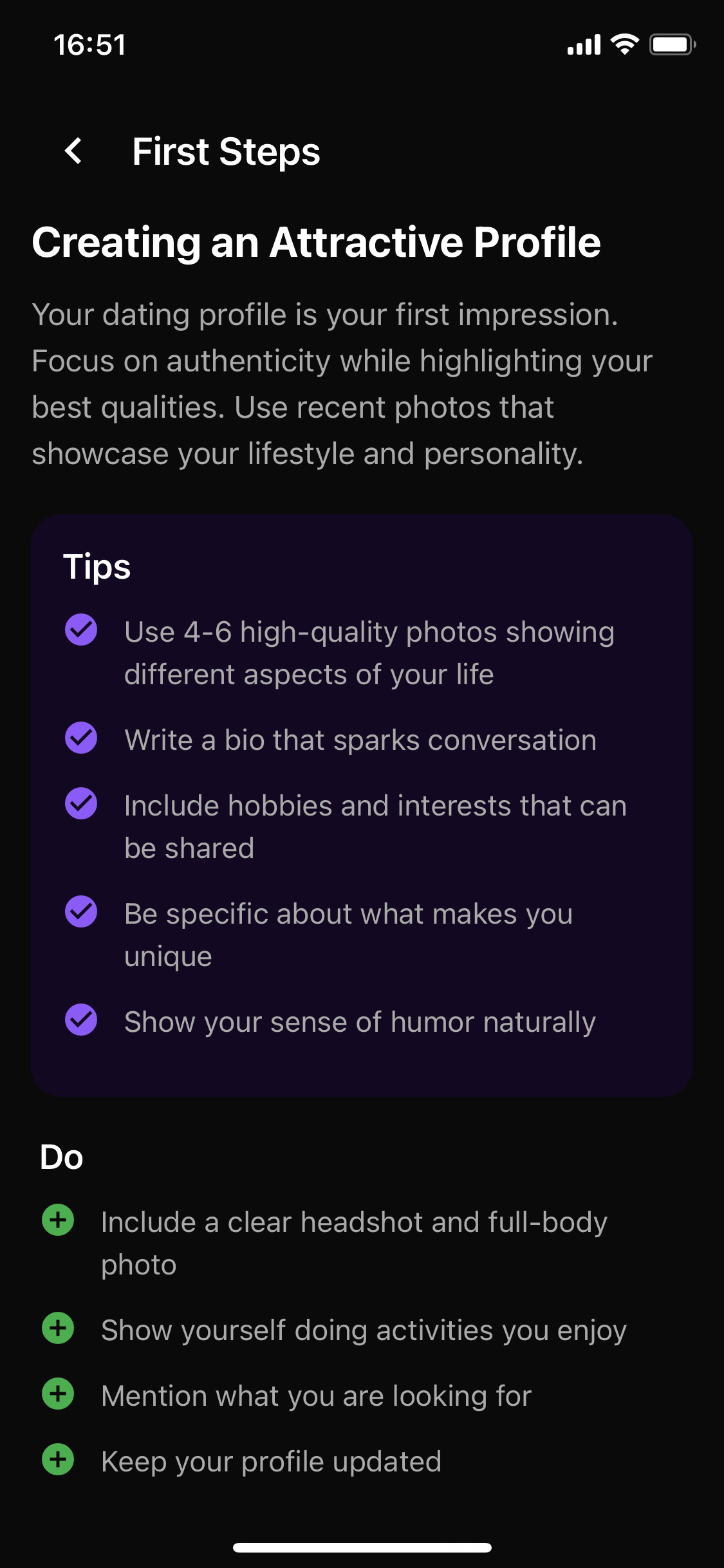 DateSmart - Phrases for Dating screenshot 5