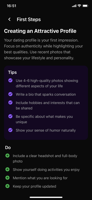 DateSmart - Phrases for Dating Screenshot 5 of 10