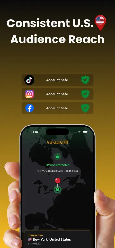 US VPN: VektaVPN screenshot 2 of 5