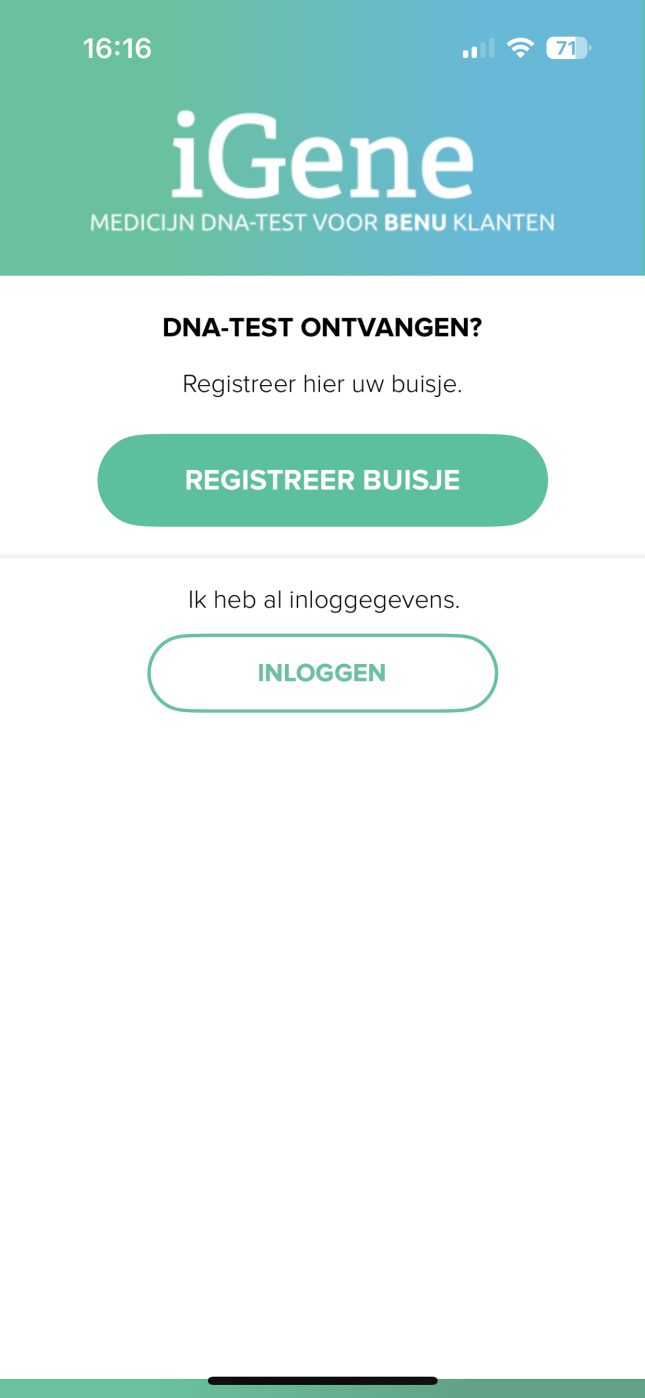 DNA-test voor BENU klanten