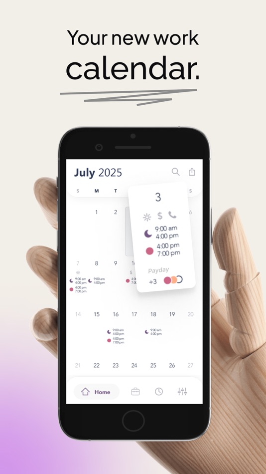 #1. Shift Work Calendar: WorkTime (iOS) 由: Toto Ventures Inc.