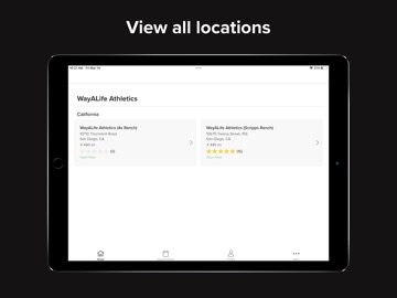 WayALife Athletics iPad screenshot