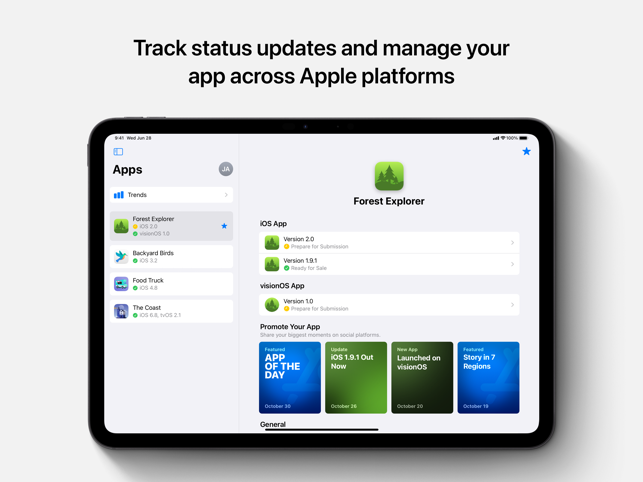 ‎App Store Connect Screenshot