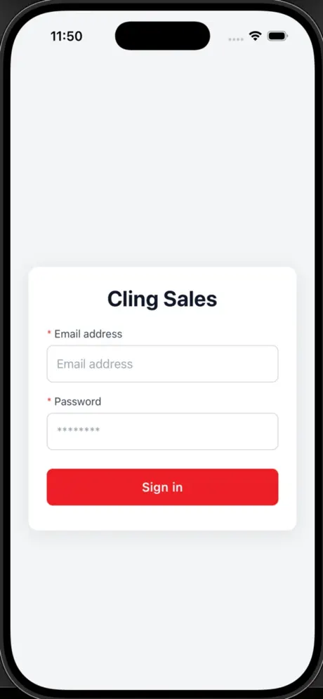Cling Sales‑App screenshot 2