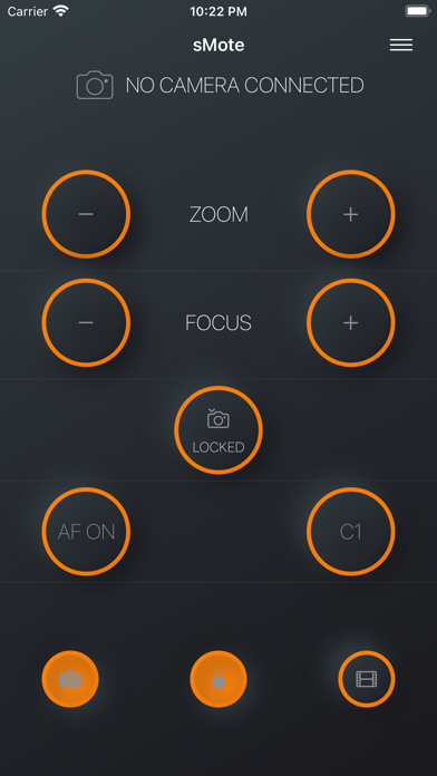 Screenshot #1 pour sMote - for Sony cameras