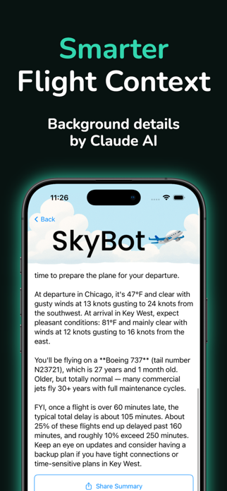 SkyBot - AI Flight Tracker Screenshot 4 of 4
