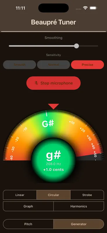 Beaupré Stimmgerät screenshot 7 of 10