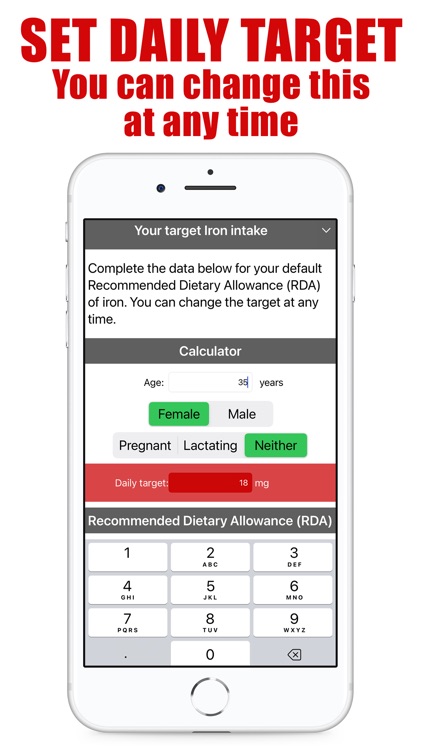 Iron Counter and Tracker