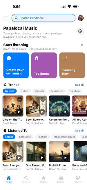 Papalocal Music screenshot 1