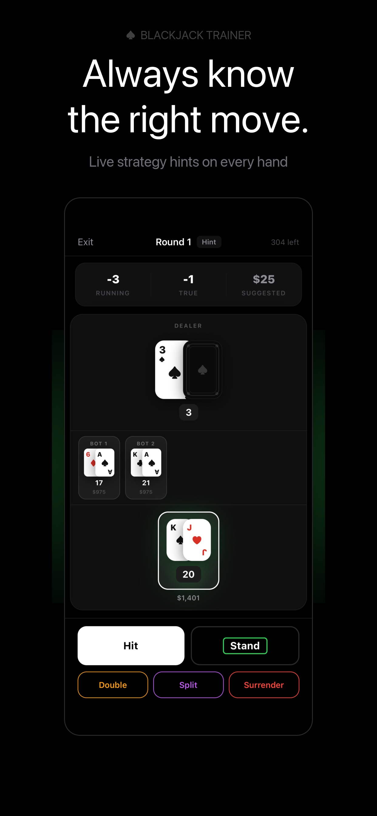 Split Aces - BlackJack Drills