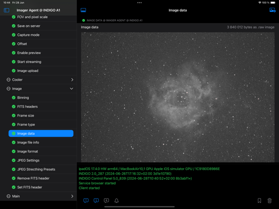 Screenshot #6 pour INDIGO Control Panel