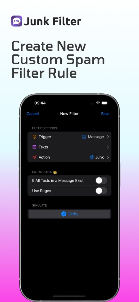 Spam Text Blocker: SMS Message - Productivity App | MWM