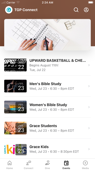 The Grace Place Connect Screenshot