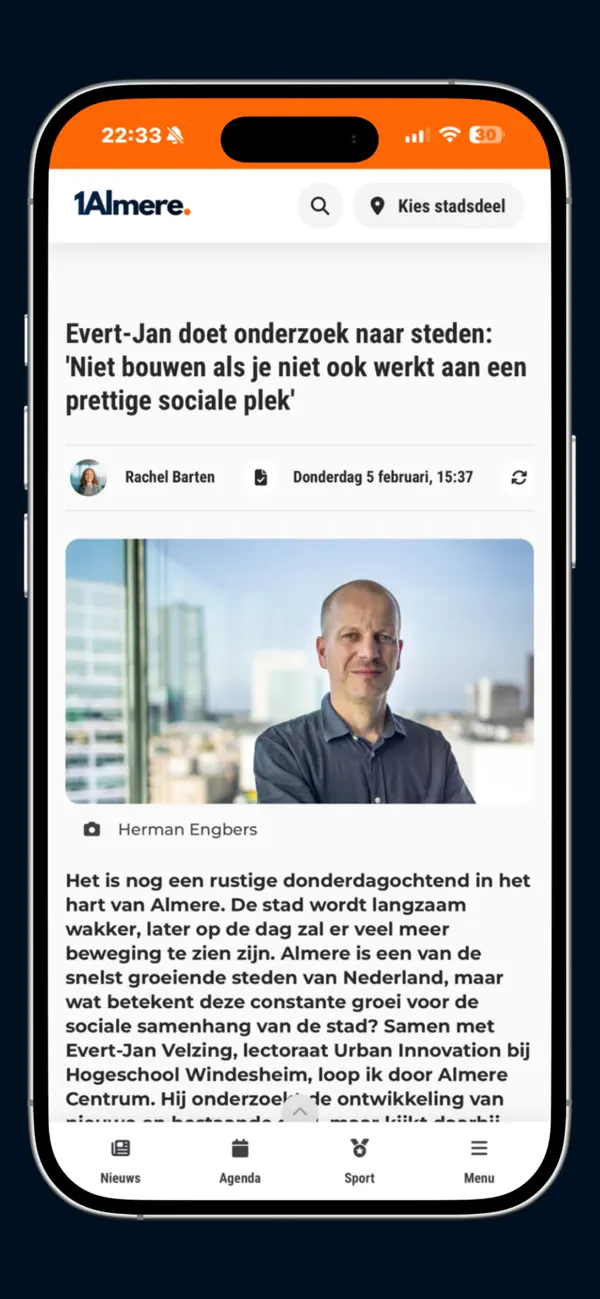 Screenshot #2 pour 1Almere - Lokaal Nieuws
