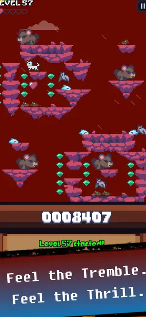 Jumping cat : Arcade screenshot 2