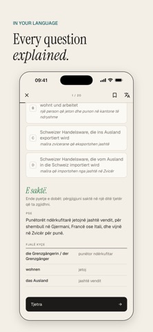 Testklar: Einbürgerungstest ZH screenshot 2