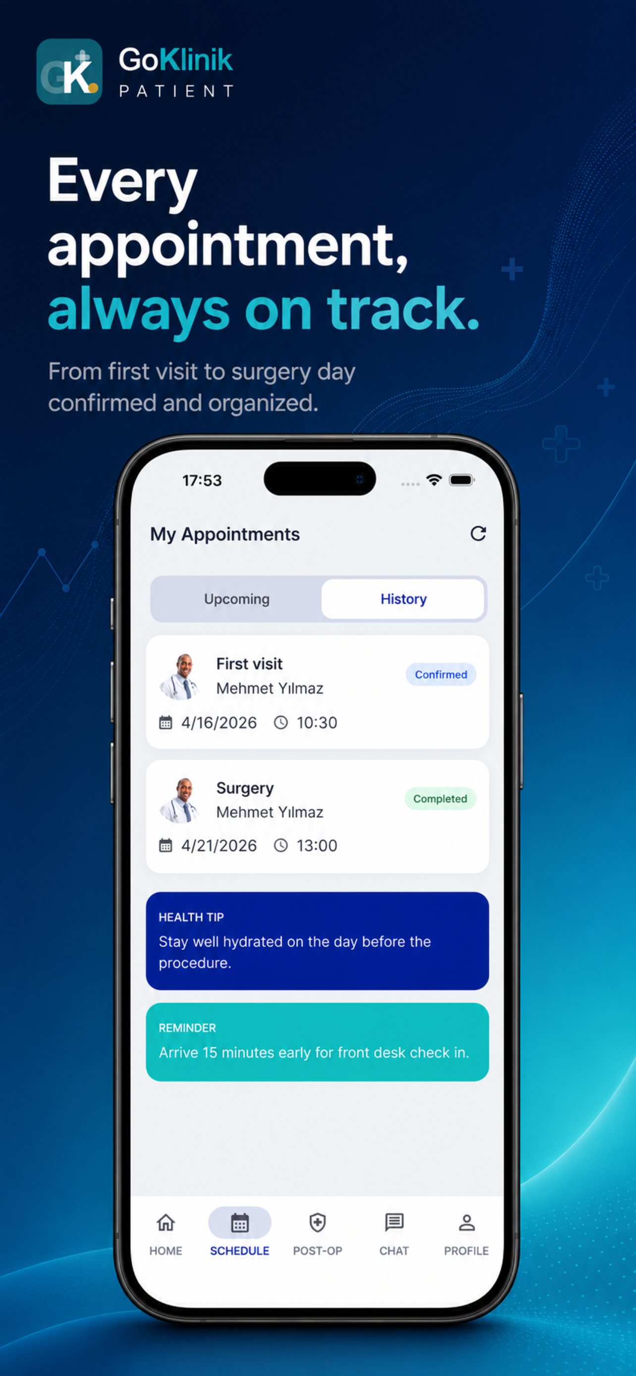GoKlinik Patient screenshot 3