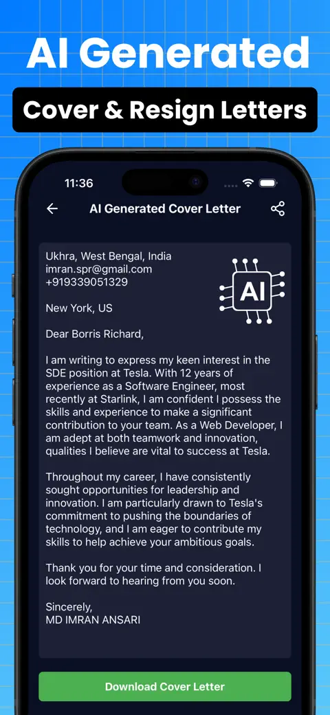 AI Resume Builder - Resumint screenshot 6
