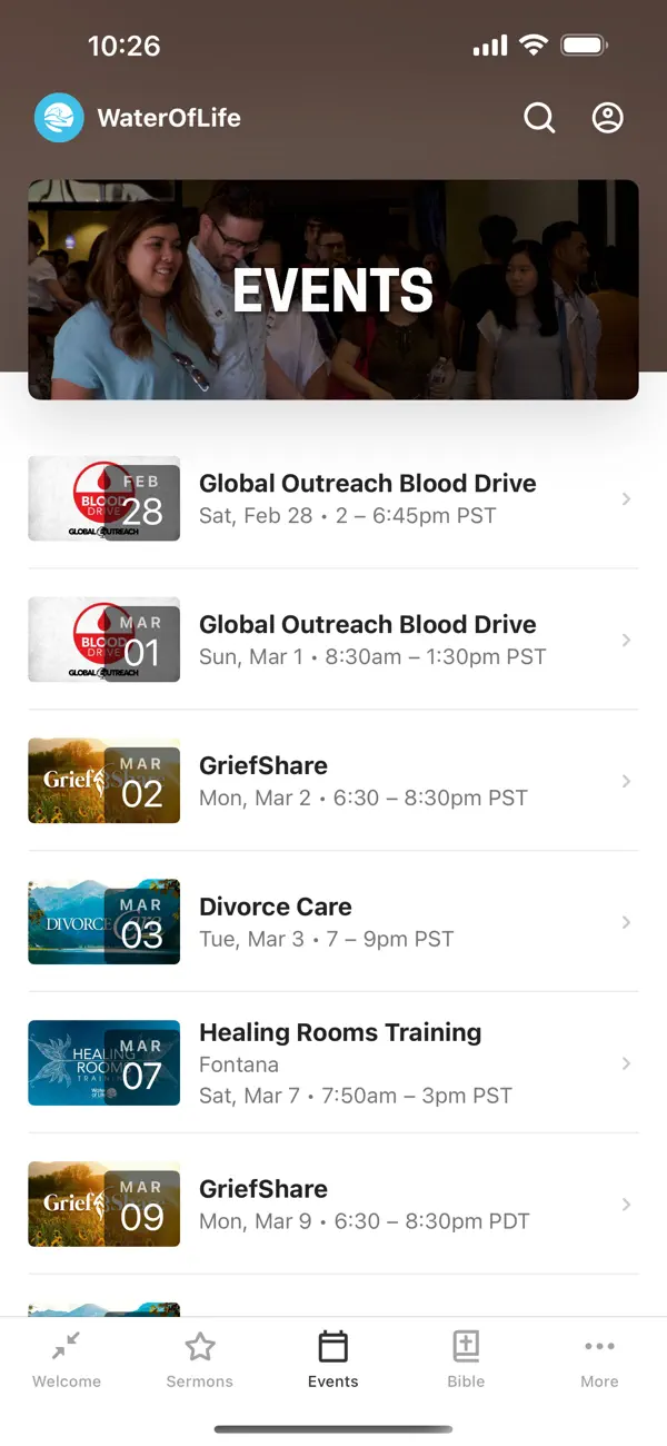 Screenshot #3 pour Water of Life Community Church