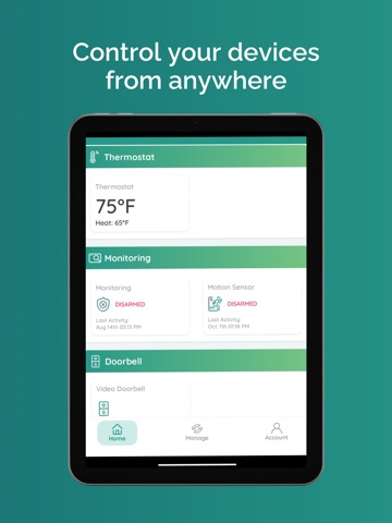 Progress Home+ iPad screenshot