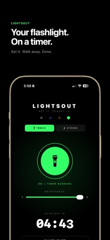 LightsOut - Flashlight Timer screenshot