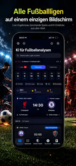 Screenshot von Fußball Analytics & KI auf dem iPhone 1