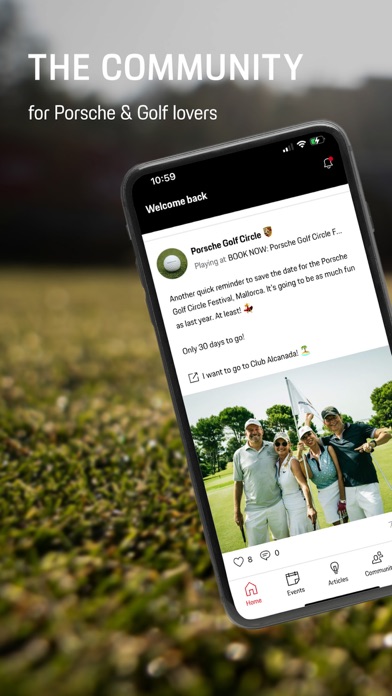 Porsche Golf Circle App Screenshot