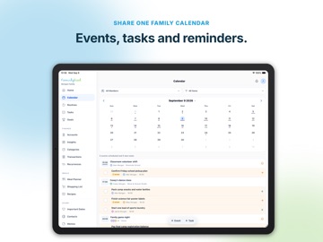 FamilyGoal: Family Planner iPad screenshot