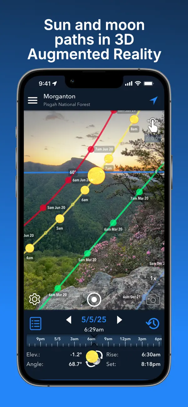 Screenshot #1 pour Lumos: Sun and Moon Tracker