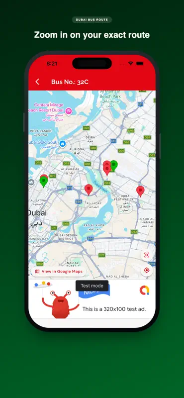 Dubai Bus Route Finder screenshot 5 of 9