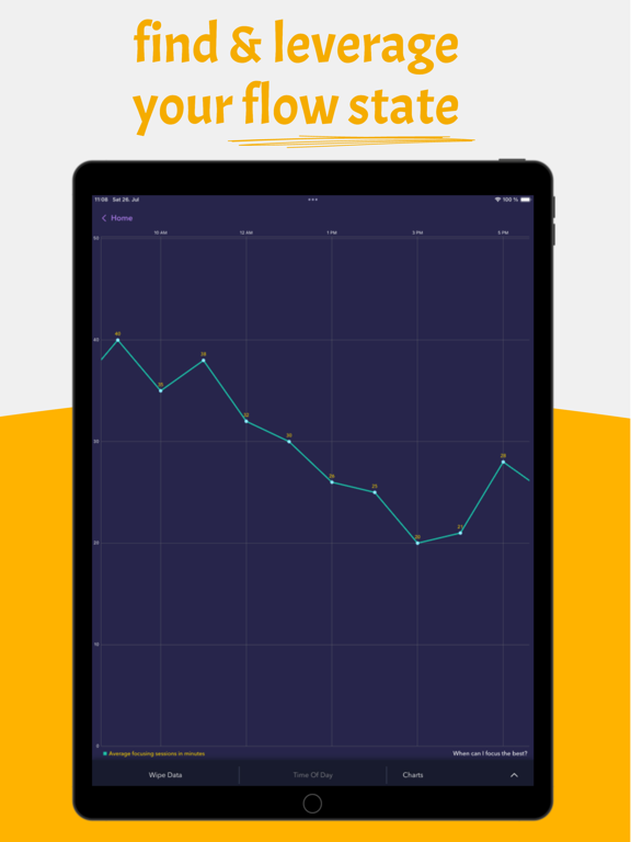 Focusability: Stop Daydreaming iPad screenshot 4 - Productivity app