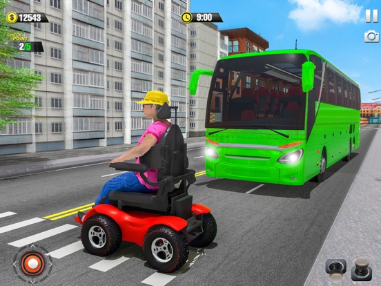 Screenshot #4 pour Granny Wheelie Driving Game
