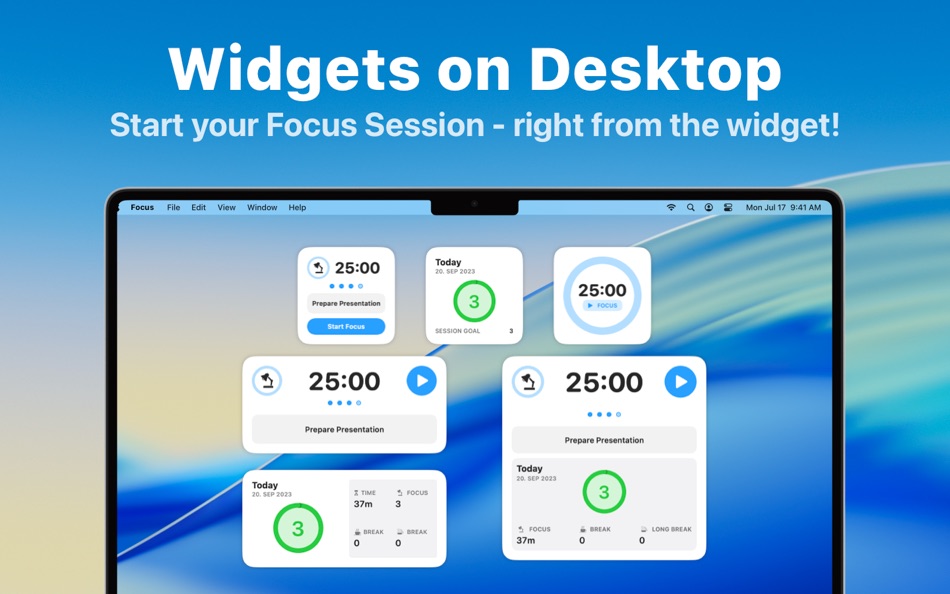 #7. Focus – Productivity Timer (macOS) By: Meaningful Things GmbH & Co. KG