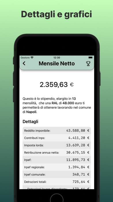Calcolo Stipendio Netto Screenshot