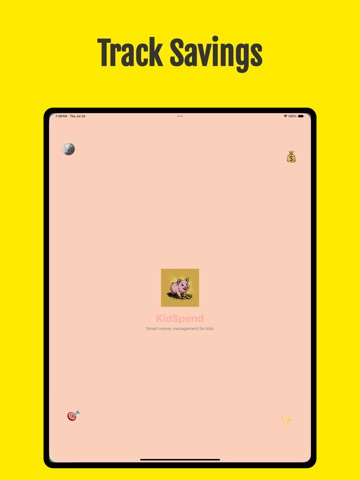 Kid Savings Tracker - KidSpend iPad screenshot